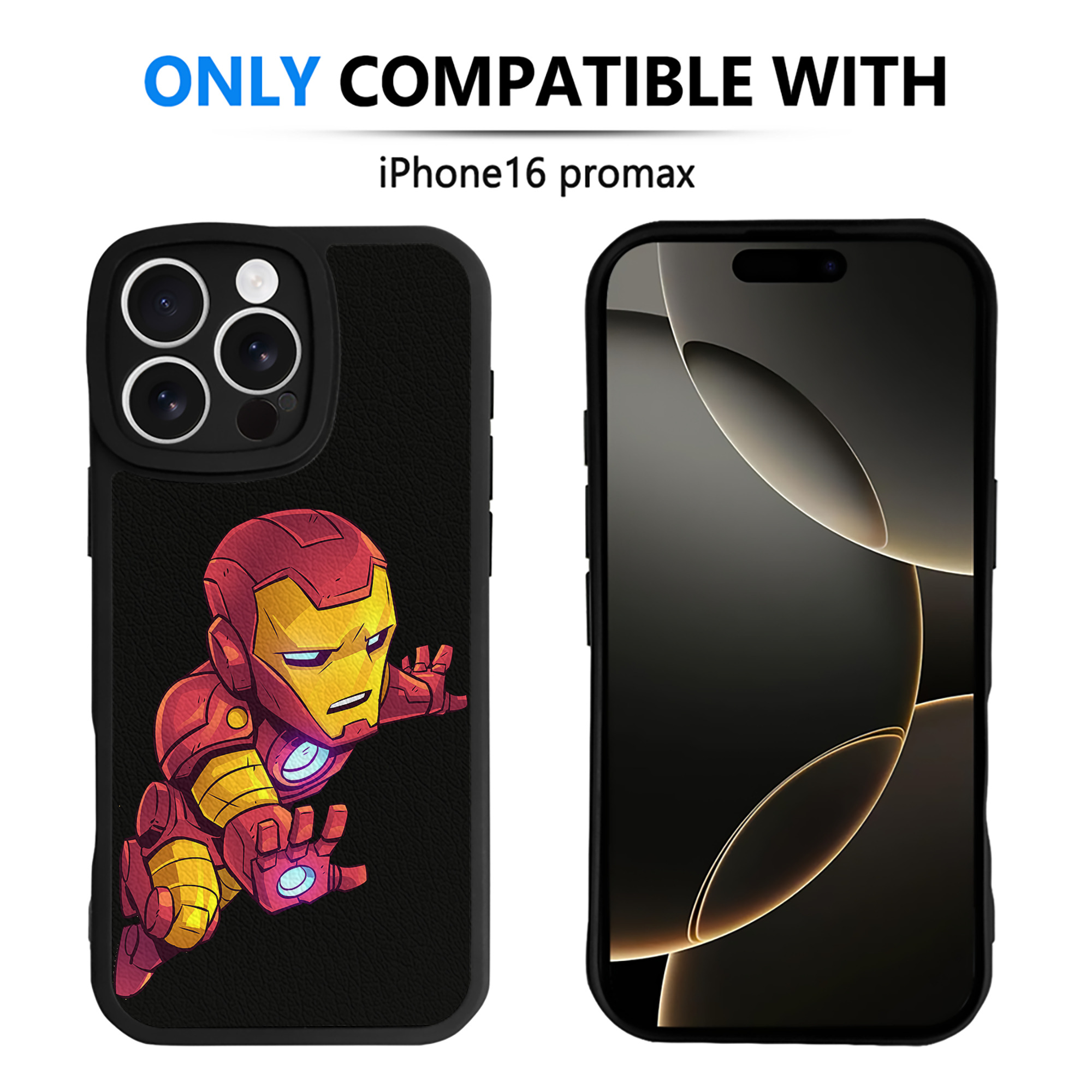 （画像用） アベンジャーズ The Avengers 【iPhone 16シリーズ対応】シリコンスマホケース（レザー調） 材質：シリコン